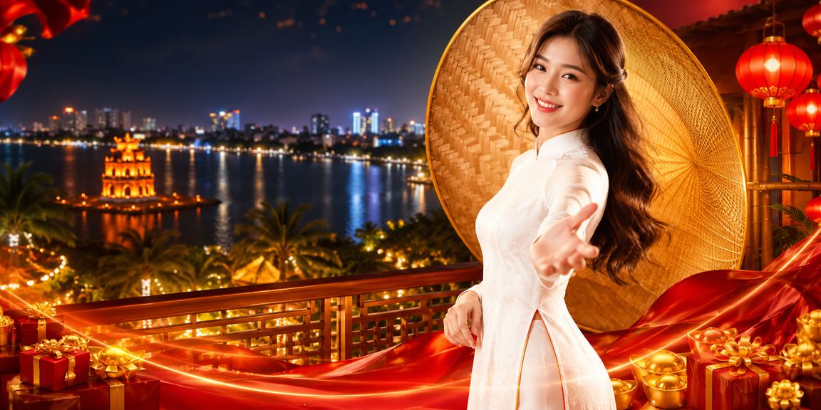 Người chơi 517 phân tích kèo bóng đá tại Hà Nội trong trang phục áo dài truyền thống